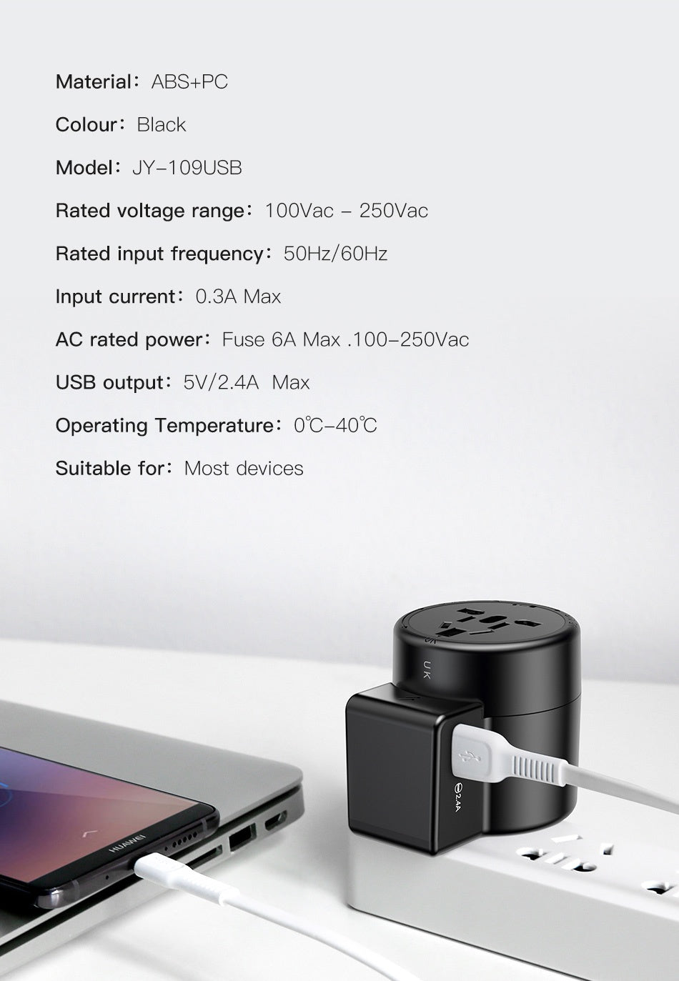 Power adapter for charger Power adapter for charger